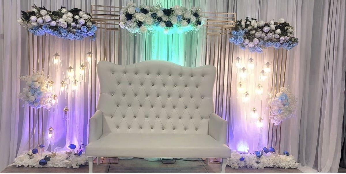 Corporate event table arrangement Calgary